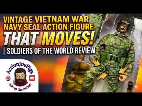 Soldiers of the World Vietnam War 1961–1975 Navy SEAL Team One Remote Control Moving Action Figure: