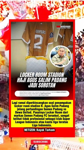 Nampak Seperti Tempat Hajatan,Ruang Ganti Markas Semen Padang #semenpadang #andrerosiade