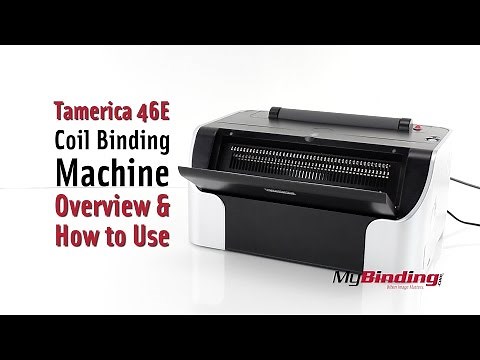 Tamerica OfficePro 46E Coil Binding Machine