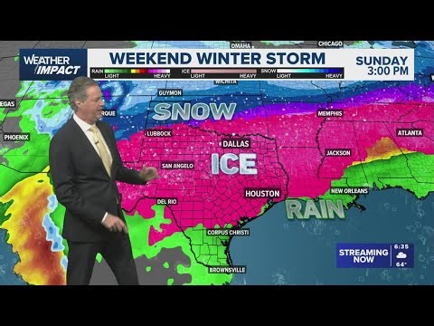 Weather Impact update: Dangerous icy conditions expected along with winter storm this weekend