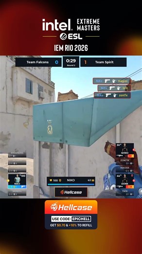 NiKo hits MASSIVE DEAGLE IMPACT #cs2 #esl #rio #hellcase