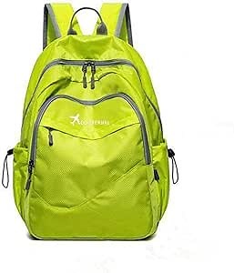 Geboldil Men's and women's lightweight foldable hiking travel backpack waterproof camping backpack green