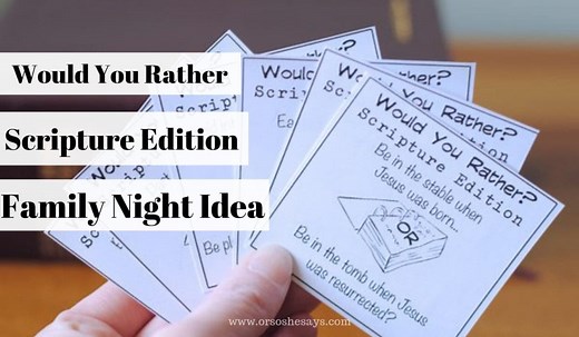 Latter-day Saint Lesson on Choices & Scripture Game for Youth