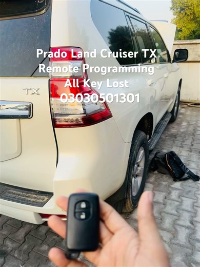 Prado Land Cruiser TX 2016 Remote Key Programming All Key Lost #landcruiser #key #remote #shortvideo