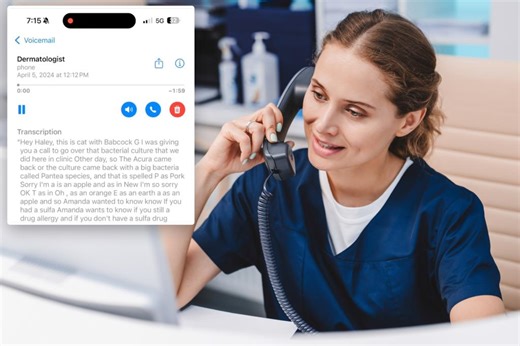 Doctor’s office leaves patient a hilarious voicemail — and even the receptionist can’t help but laugh: ‘I’m so sorry’
