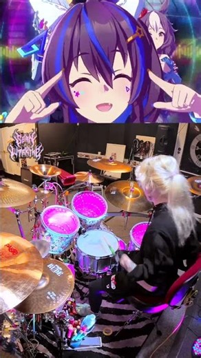 This is not anime, it’s equestrian propaganda and I’m enlisted drum cover 🐴 #umamusume #anime #drums