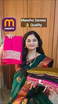 Meesho Sarees 👌 Quality For Links watch Full video attached
