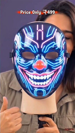 Face Transforming LED Mask 🎭| #ledmask #shortvideo