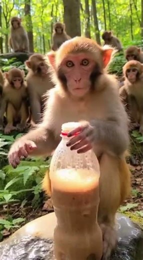 Monkeys Create Soda Explosion