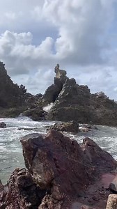 A windy day at the blow hole. | Irie Island Vacations
