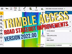 Trimble Access: Road Stakeout v2022.00+