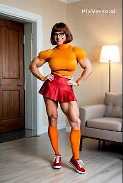 Velma AI cosplay #bodybuilder #ai