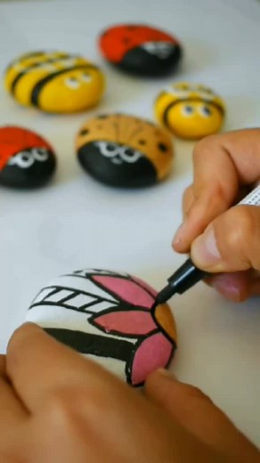 Piedras Pintadas: Arte y Decoración para Jardín