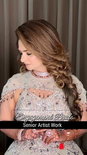 7.1K views · 61 reactions | Engagement Bride | Goldy Hunjan Makeup Studio | Facebook