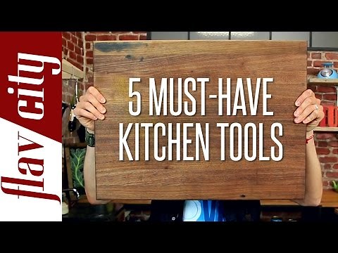 My Favorite Kitchen Tools - 5 Essential Tools You Must Have - FlavCity w/ Bobby