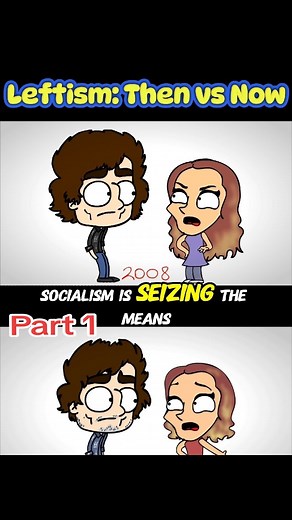 Leftism Then vs Now-1 #freedom#politics#cartoon#entertainment#foryoupage#foryoupageofficial#fyp#fypシ゚viral#funny#videoviral#funnycartoon#viraltiktok#animations#freedomtoons#american