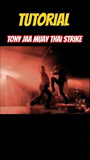 Tony Jaa Muay Thai Skills Tutorial ⚡💥 #tonyjaa #muaythai #muaythaitraining #ytshorts #viralvideo