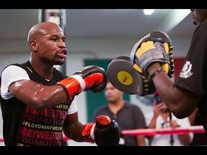 FLOYD MAYWEATHER; COMPLETE MITT WORKOUT vs Marcos Maidana BEST VIDEO