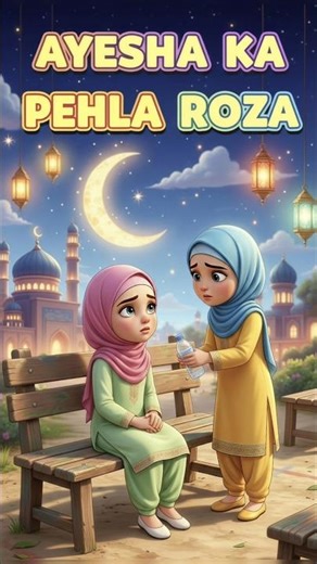 Ayesha Ka Pehla Roza – School Mein Mushkil! | Islamic Kids Story#islamic #ramadan