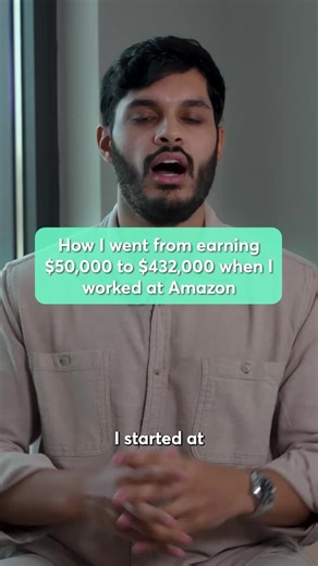 Nabeel Khan started his #career as an operations manager at #Amazon and, over five years, worked his way up to senior product manager. During that time, his annual compensation grew from $50,000 to $432,000. Read more about how he did it at the link in bio.