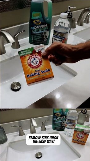 How to Remove Sink Odor with Baking Soda and Vinegar | ZEP Drain Defense to Prevent Odor