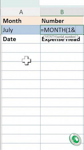 Excel का Smart Formula 🤯 Month Wise Expense Report Aut #shorts #excel