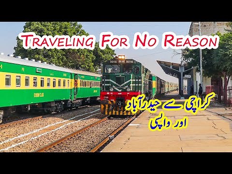 Train Journey Without a Plan | A Day Well Spent with Trains | Karachi to Hyderabad and Back !