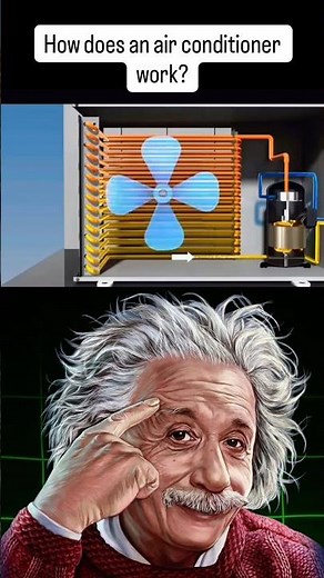 How does an air conditioner work?