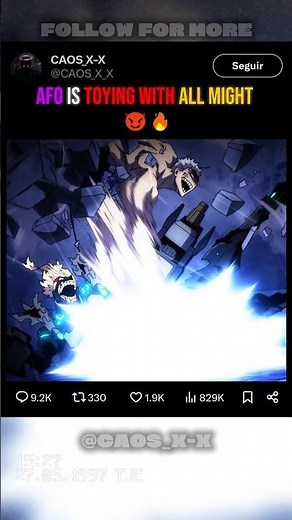 AFO IS TOYING WITH ALL MIGHT 😈🔥 | My Hero Academia Season 8 Episode 1