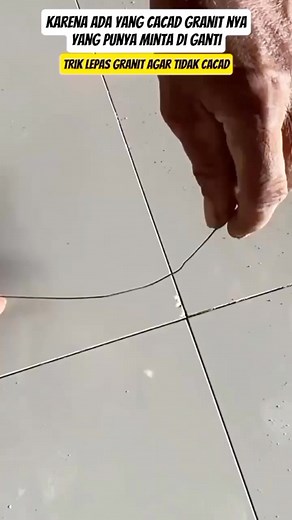 313 reactions · 22 comments | Trick tips mencopot granit #ide #tutorial #skil #tips #fypシ #viralreelschallenge #fbpropemula | Mbotz Tea | Facebook