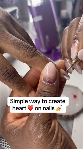 Heart Drawing Tutorial on Nails: Easy Steps