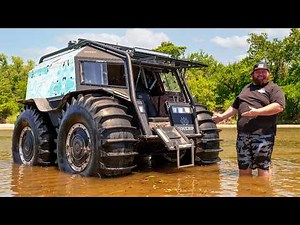 First Drive In My $150,000 Amphibious Truck (SHERP)
