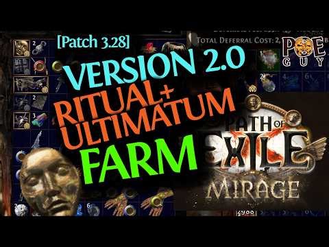 [PoE 3.28] RITUAL/ULTIMATUM Combo Farm - Version 2.0 - // Farm just got better! Astroblades & MORE!