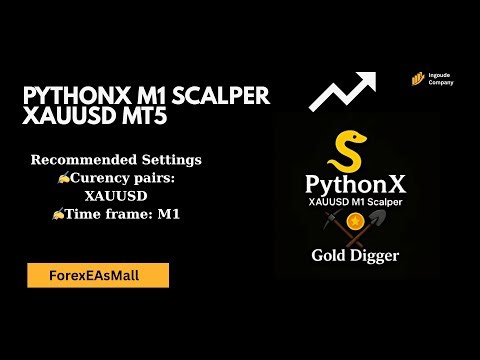 PythonX M1 Scalper XAUUSD MT5 - Review and Guide install