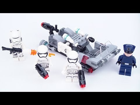 LEGO Star Wars: 75166 First Order Transport Speeder Battle Pack Review