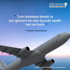 1.4K views · 26 reactions | Get the best travel insurance plans on Policybazaar and experience travel like never before. To know more about travel insurance, visit www.policybazaar.com #policybazaar #policy #insurance #finance #travel #travelinsurance #safetravel #traveling #financegoals #travelgoals #money #financialplanning | Policybazaar | Facebook