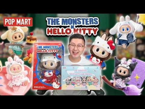 LABUBU x HELLO KITTY 😱 FULL SET Unboxing | POP MART THE MONSTERS