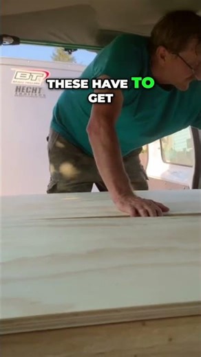 Van Life Bed Build: Watch Me Transform My Van! #shorts