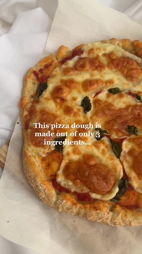 Easy 3 Ingredient Pizza Dough Recipe for Healthy Pizza