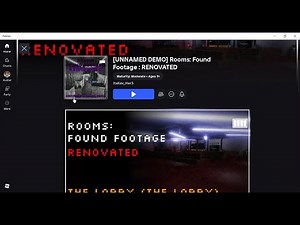 Rooms: Found Footage: Renovated: unnamed section (full demo gameplay)