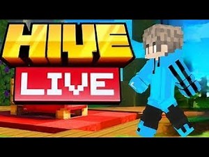 LIVE: Playing Hive Minigames in Minecraft! | JustVibing + Winning 🐝🔥