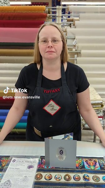 Tiffany's Tool Tips! Today we have a 2 for one with Marti Michell's Magic Mirrors and the Mirror Holder! This tool is very neat in that it can help you to see how a particular fabric will look in various ways. Watch the video and see the magic for yourself! #LetsSew #sewing #ToolTips #ToolTipTuesday #HandyNotions #MartiMichellMagicMirror #MagicMirrors #ShopSmall #ShopLocal #SmallBusiness #MartiMichell #FromMarti