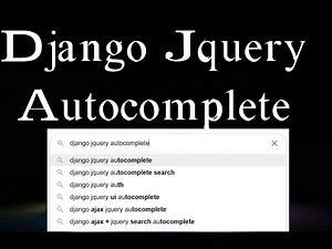 Django Jquery search autocomplete | Filter form suggestions