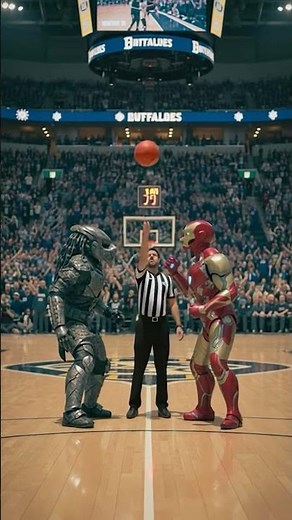 [Hilarious Finish] When Iron Man Thought He Could Beat The Predator in Basketball!