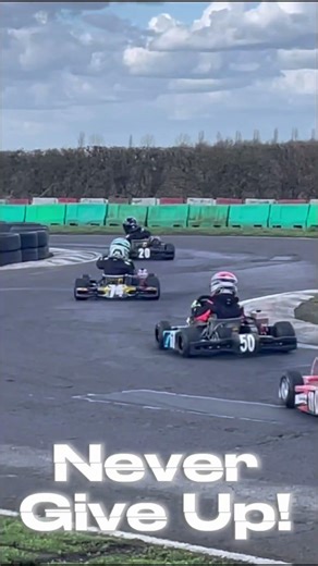 A bump, a red flag, but still the determination to win! #karting #kart #kartinglife #girlracer