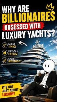 ⛵Why are billionaires obsessed with luxury yachts💸? #finance
