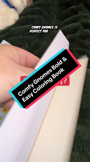 Grab Comfy Gnomes before it sells out! This bold and easy coloring book is going to bring hours of coloring therapy to the rest of winter. #tiktokshopstockup #tiktokshopcreatorpicks #colortok #coloringtherapy #coloringbookforadults