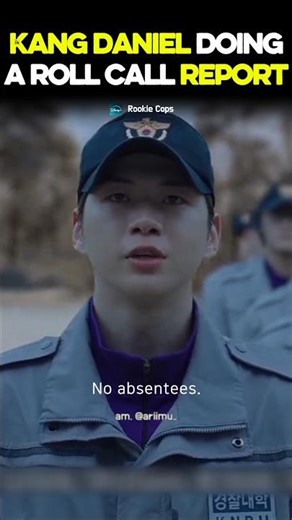 Daniel doing a roll call report | #kangdaniel #강다니엘 #shorts