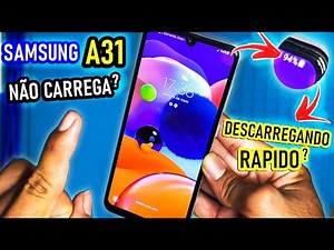 Samsung a31 descarregado rápido ou não carrega? TENTE FAZER ISSO PRIMEIRO ANTES DE LEVAR NO TÉCNICO!