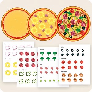 Make a Pizza - Printable Pizza Toppings Cutouts | Mrs. Merry